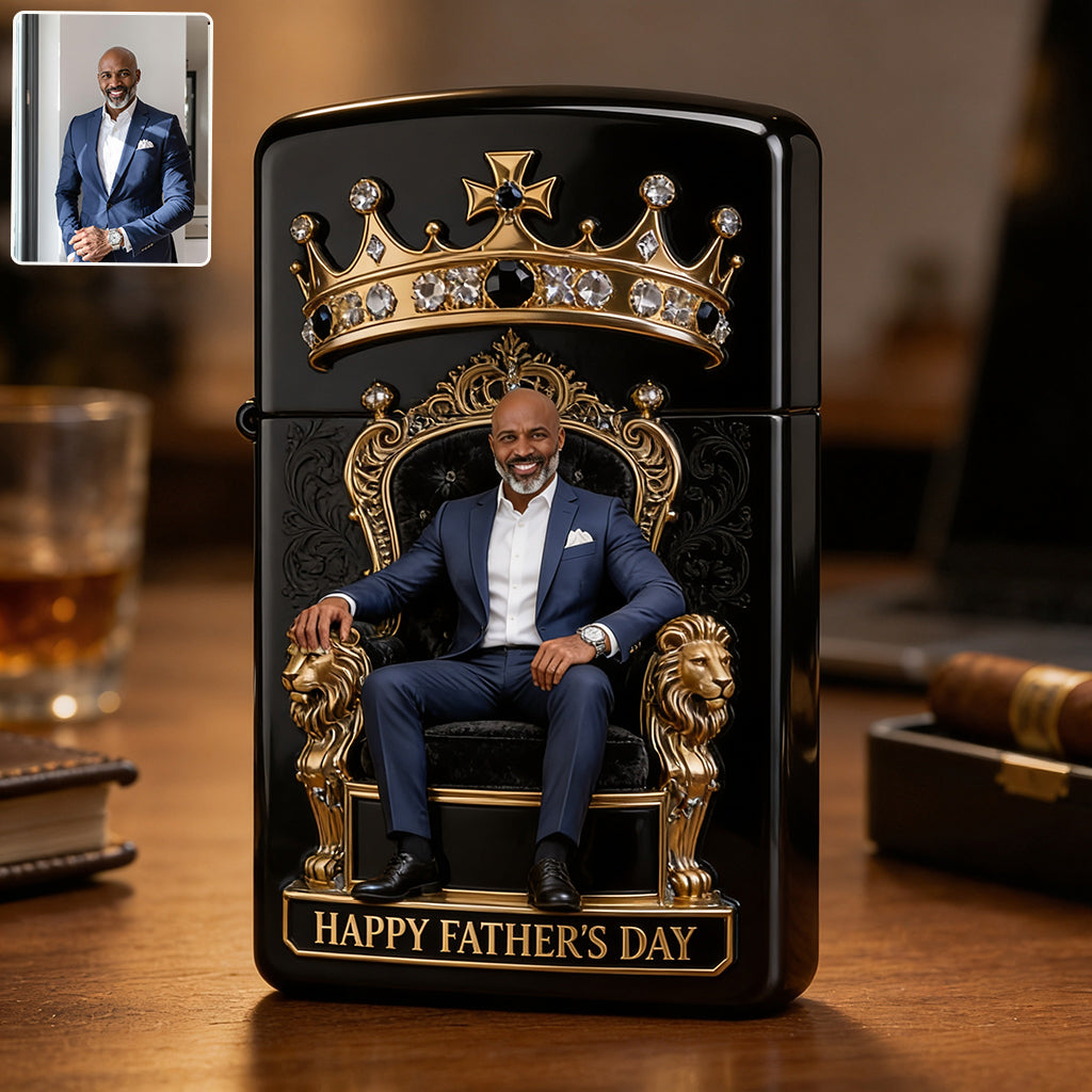 Custom Any Photo The Best Dad/Grandpa/Uncle... - Personalized Father Lighter