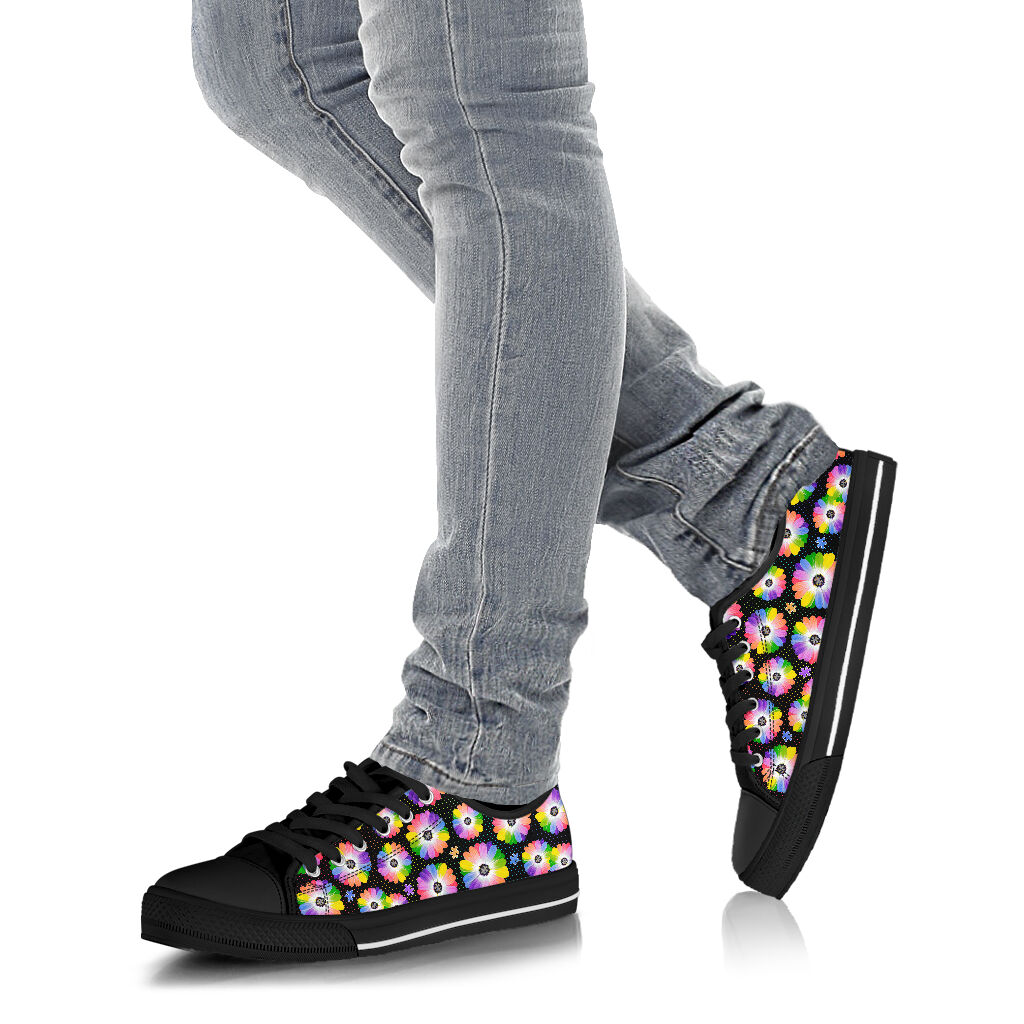 Autism Colorful Daisy Autism Awareness Low Top Shoes 0622