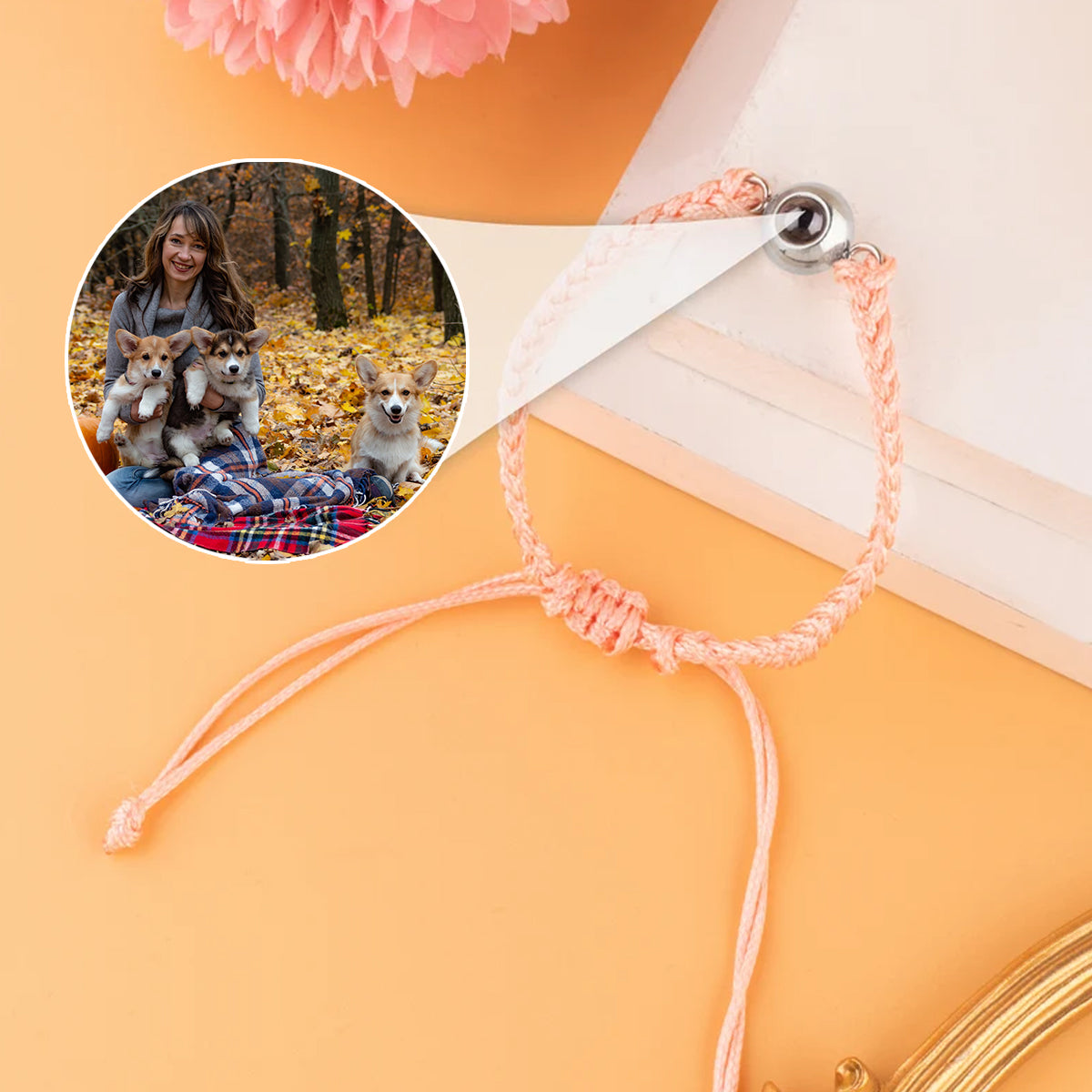 Dog Lover - Personalized Dog Projection Bracelet