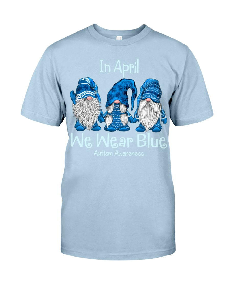 In April We Wear Blue - Autism Awareness T-shirt and Hoodie 0921