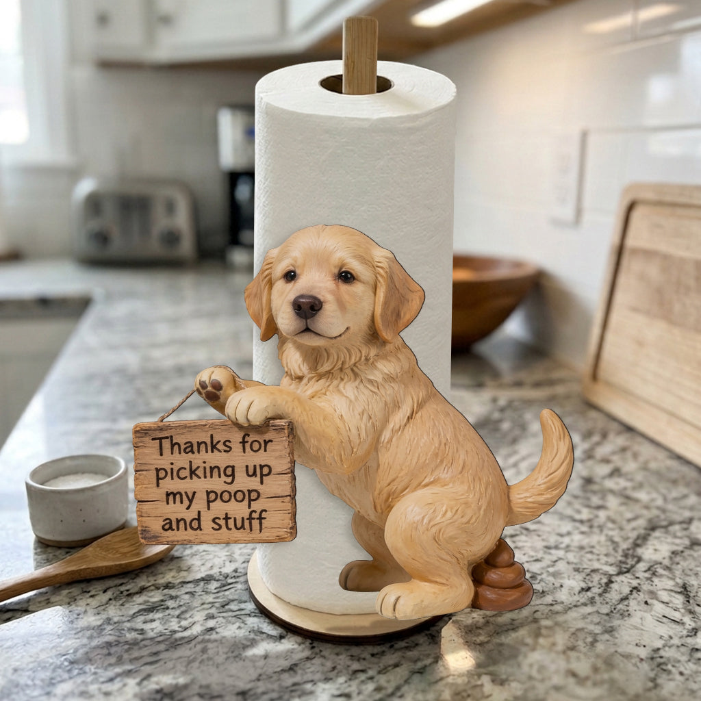 Custom Any Photo - Personalized Dog Paper Towel Stand