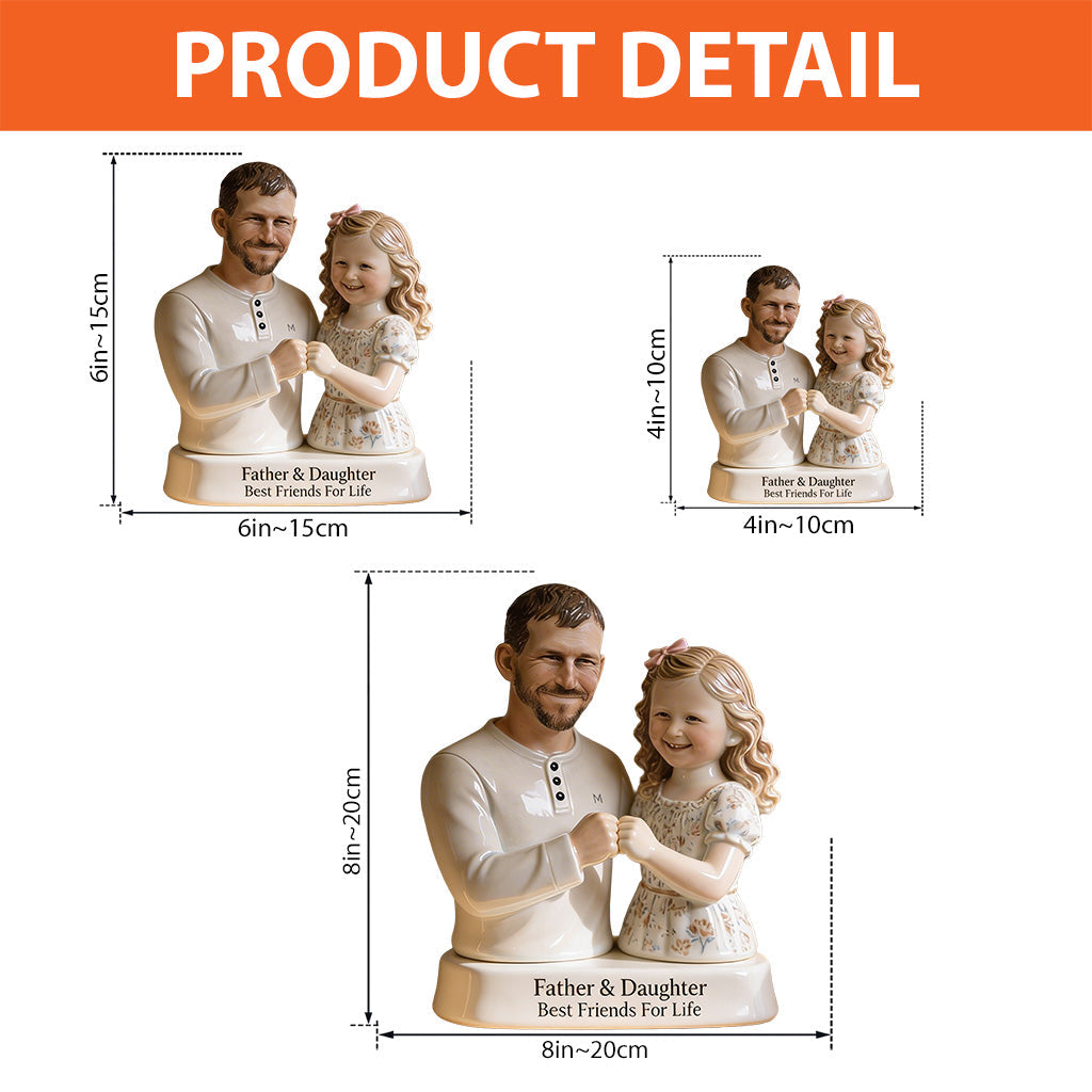 Eternal Bond - Personalized Father Custom Shaped Acrylic Plaque
