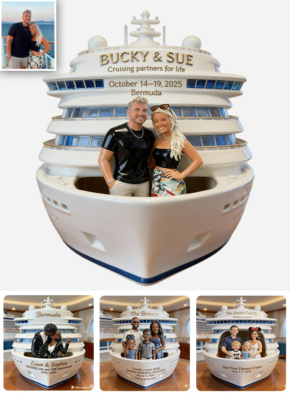Cruise Memory - Personalized Cruising Custom Shaped Acrylic Plaque