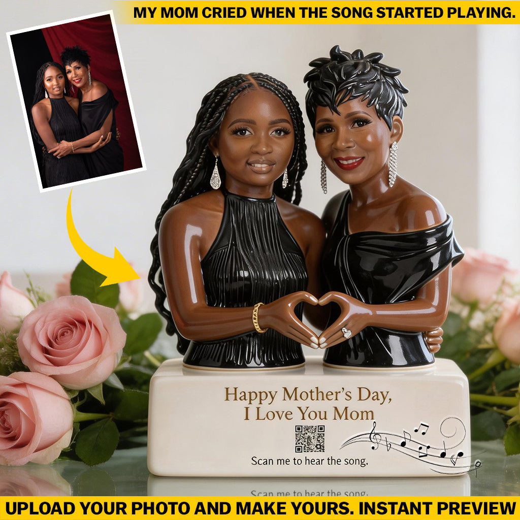 Hear The Song - Personalized Mother Custom Shaped Acrylic Plaque