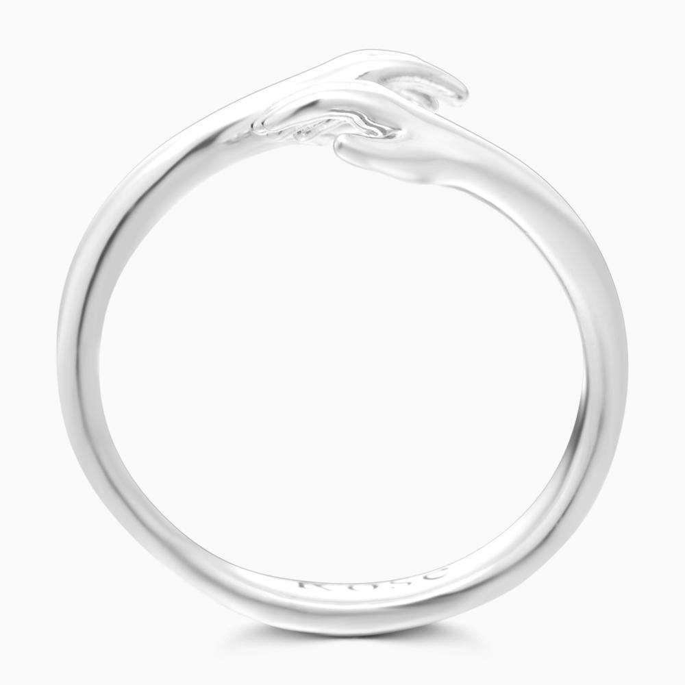 Engraved Hugging Hands - Personalized Engraved Hugging Hands