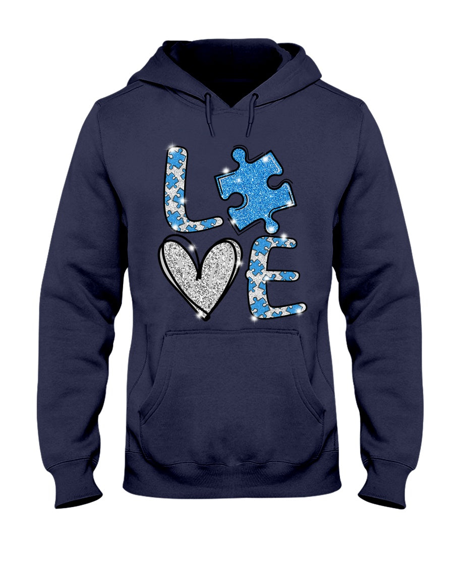 Love - Autism Awareness T-shirt and Hoodie 0921
