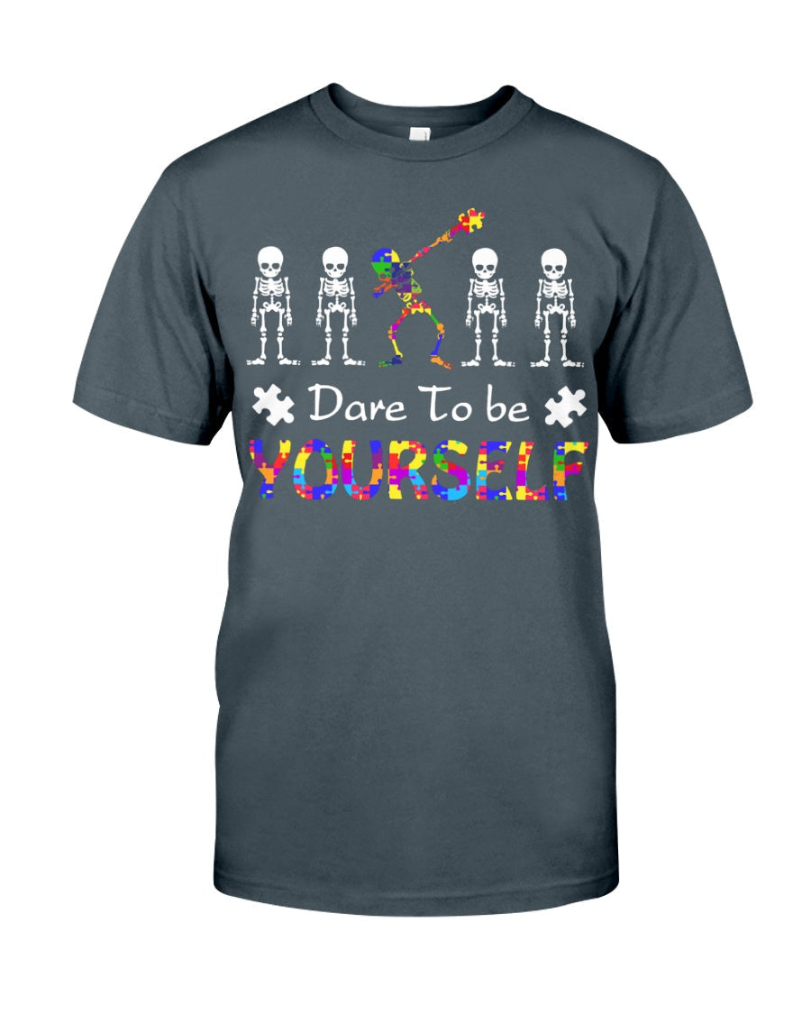 Dare To Be Yourself - Autism Awareness T-shirt and Hoodie 0921