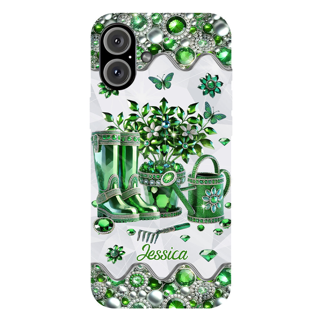 Just A Girl Who Loves Gardening - Personalized Gardening Full Print Phone Case