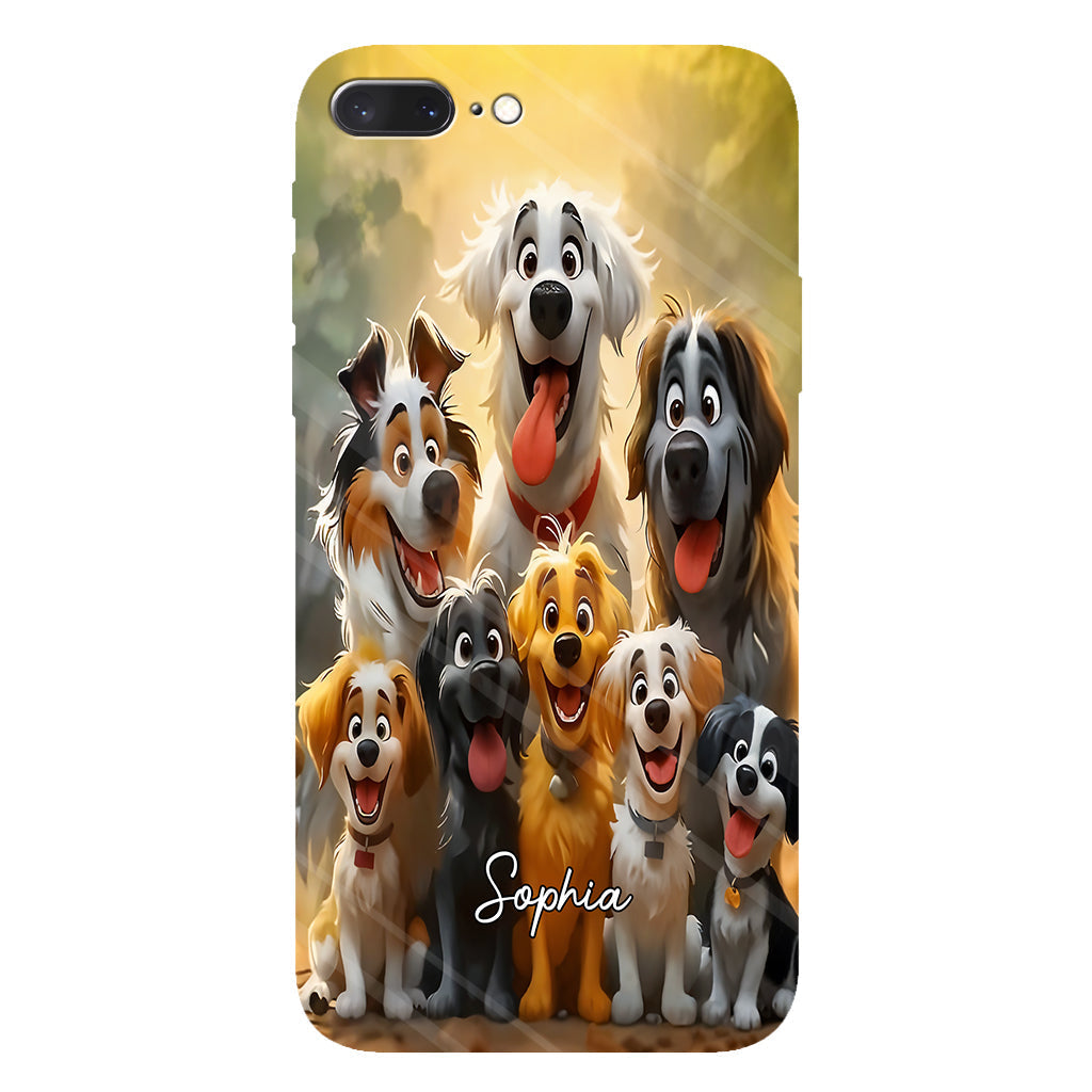 Just A Girl Who Loves Dogs - Personalized Dog Full Print Phone Case
