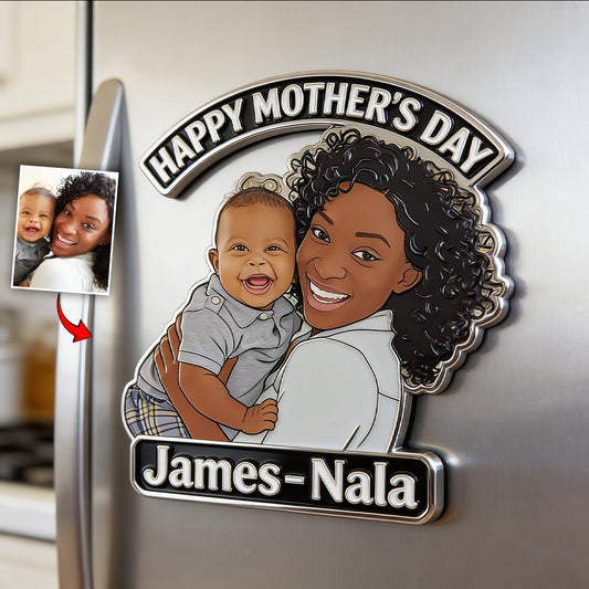 1st Mother's Day - Personalized Mother Magnet