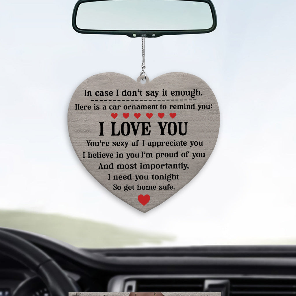 I Need You Tonight - Personalized African American Car Ornament