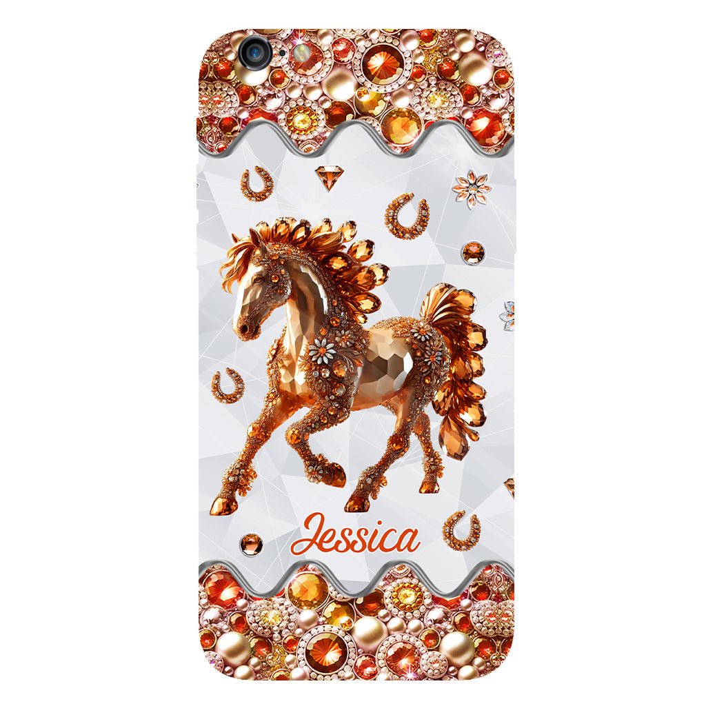 Just A Girl Who Loves Horses - Personalized Horse Full Print Phone Case