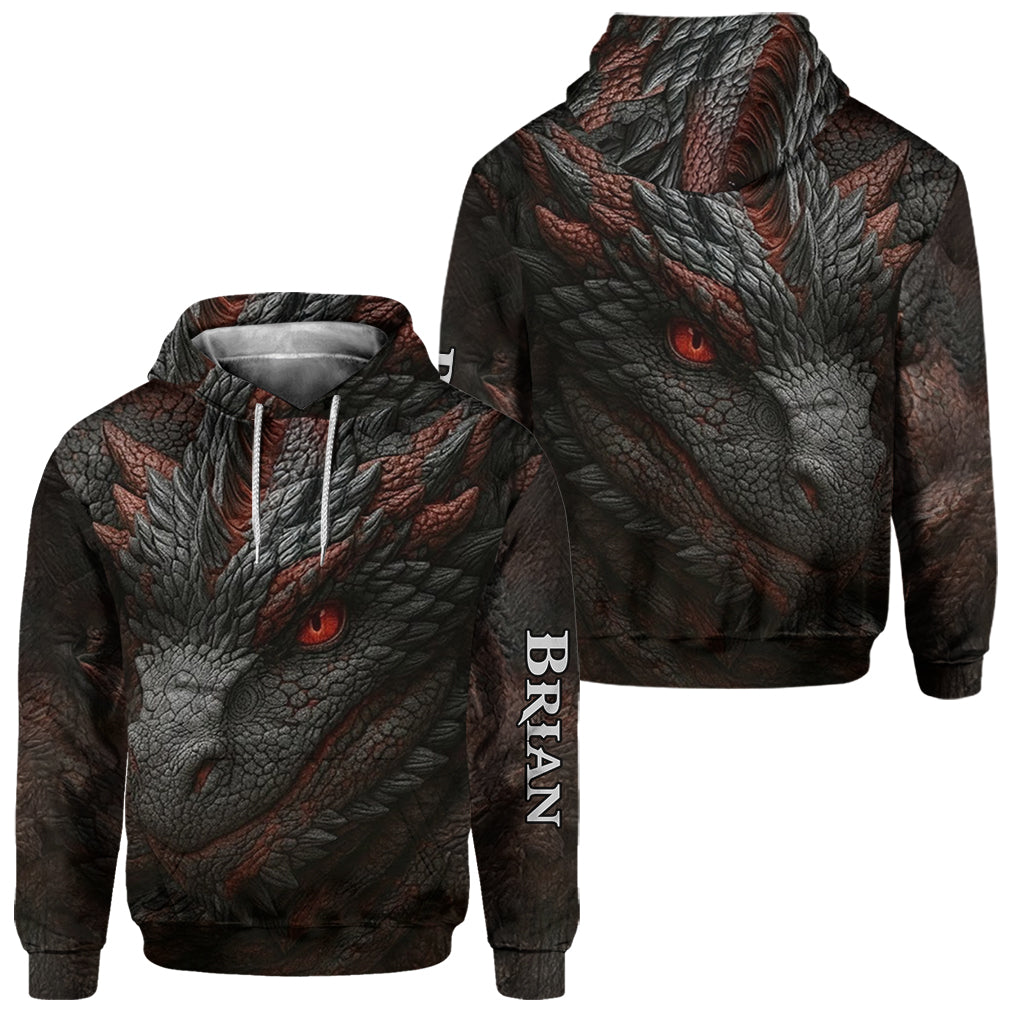 Dragon Lover Gift - Personalized Dragon Hoodie and Sweatpants