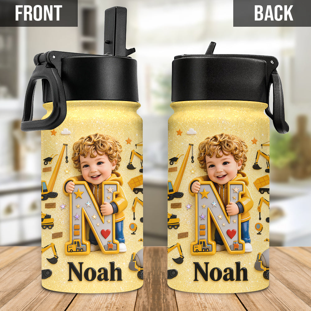 Custom Any Photo - Personalized Kids Water Bottle