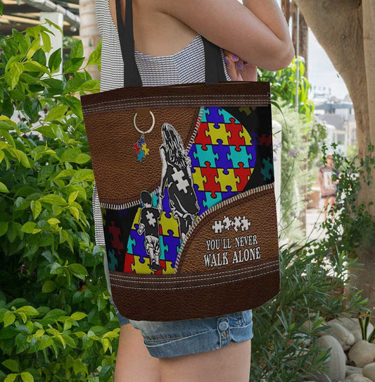 Autism Awareness : You'Ll Never Walk Alone - Tote Bag 0921