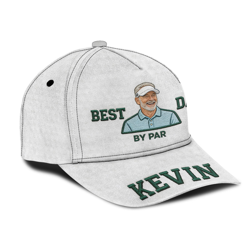 Custom Any Photo Best Dad/Grandpa/Uncle.. - Personalized Golf Classic Cap