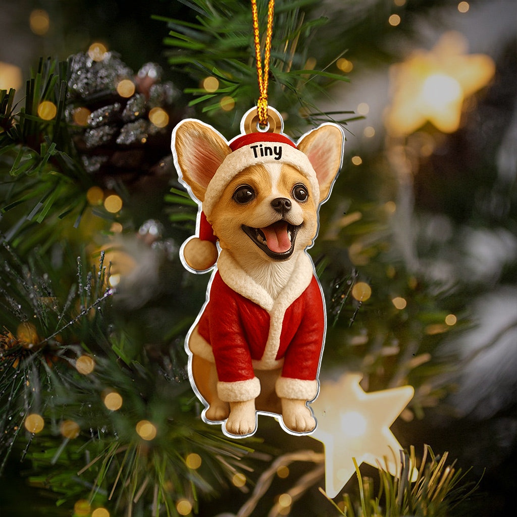 Furry And Bright - Personalized French Bulldog Dog Custom Made 3D Minifigure Ornament