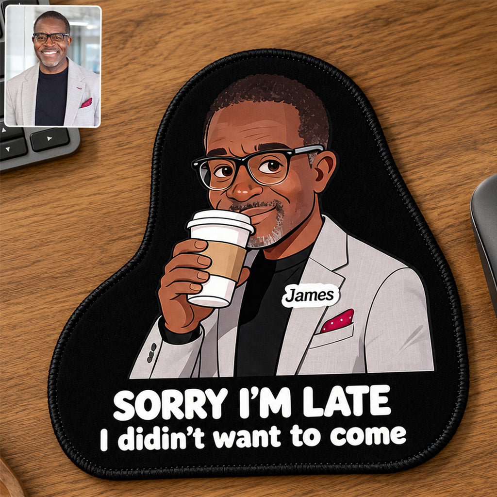 I Hate People - Personalized Colleague Mouse Pad Custom Shape