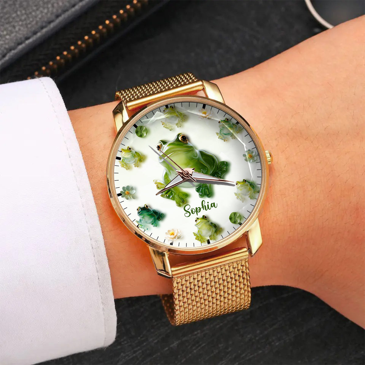 Just A Girl Who Loves Frogs - Personalized Frog Women Hand Watch