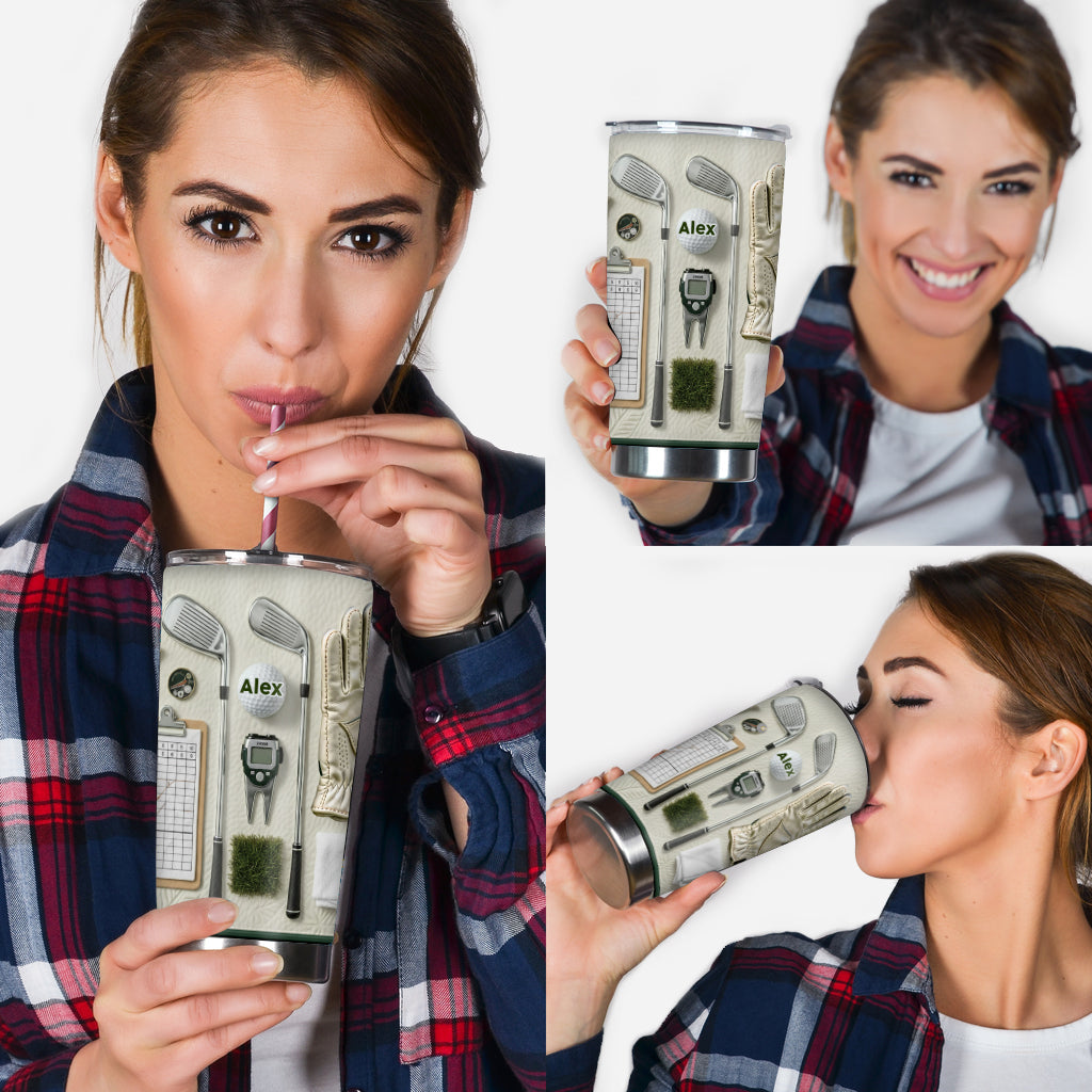 Live Love Golf - Personalized Golf Tumbler