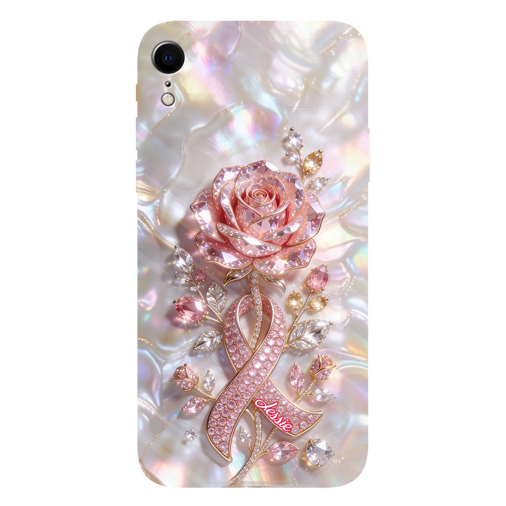 Faith Hope Love - Personalized Breast Cancer Awareness Full Print Phone Case