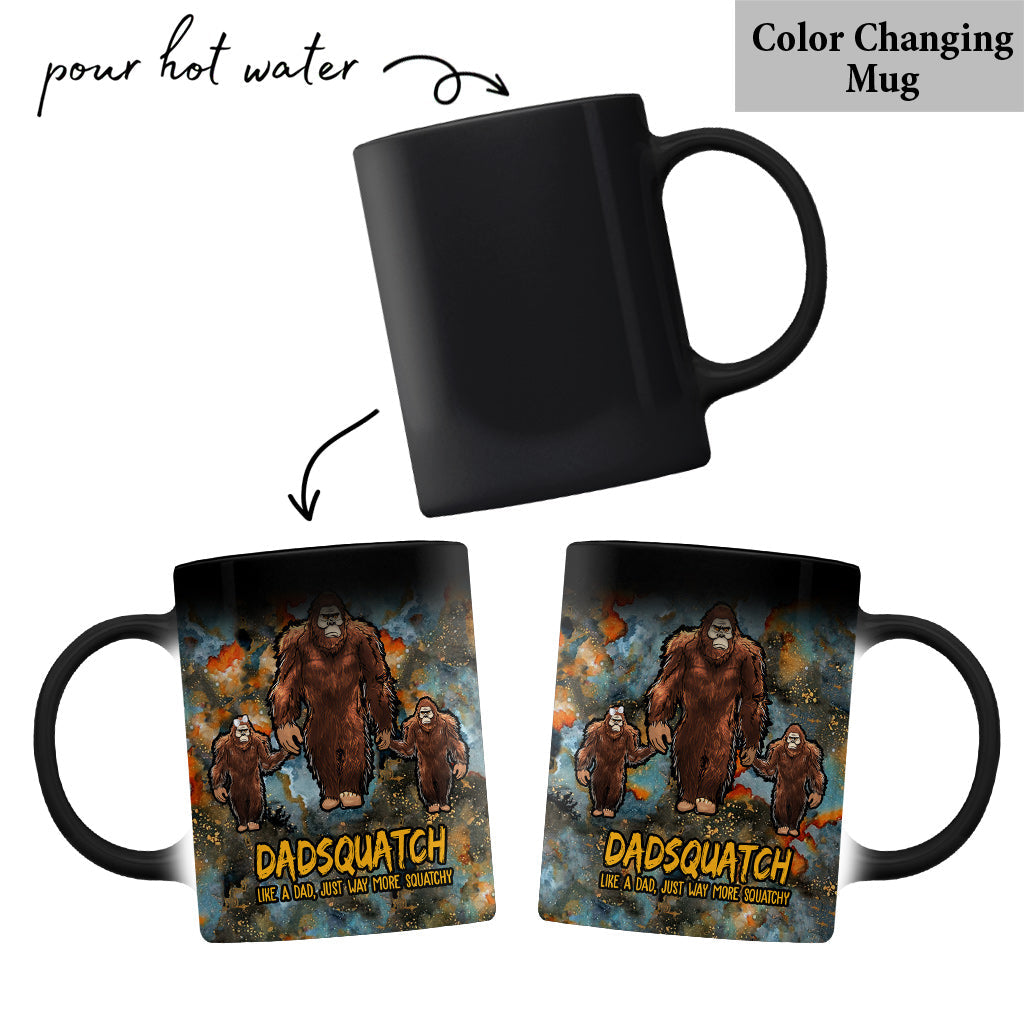 Dadsquatch More Squatchy - Personalized Father Mug