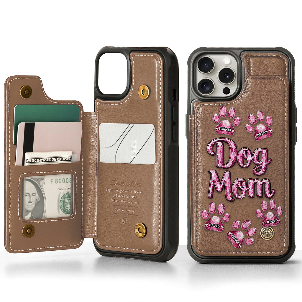 Dog Mom - Personalized Dog Wallet Phone Case
