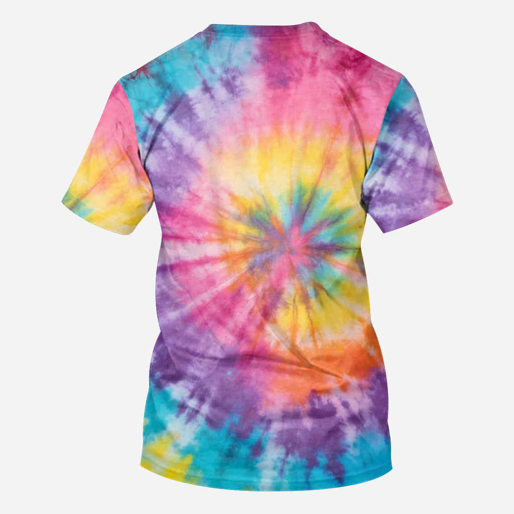 Custom Tie Dye Shirt For Dog Mom/ Dog Dad/ Cat Mom... - Personalized Dog All Over Shirt