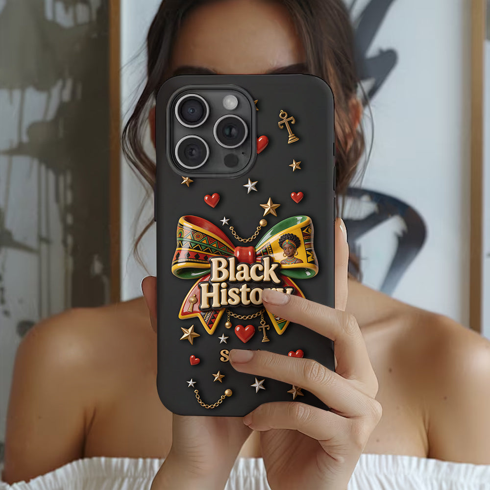 Black History Month - Personalized African American Full Print Phone Case