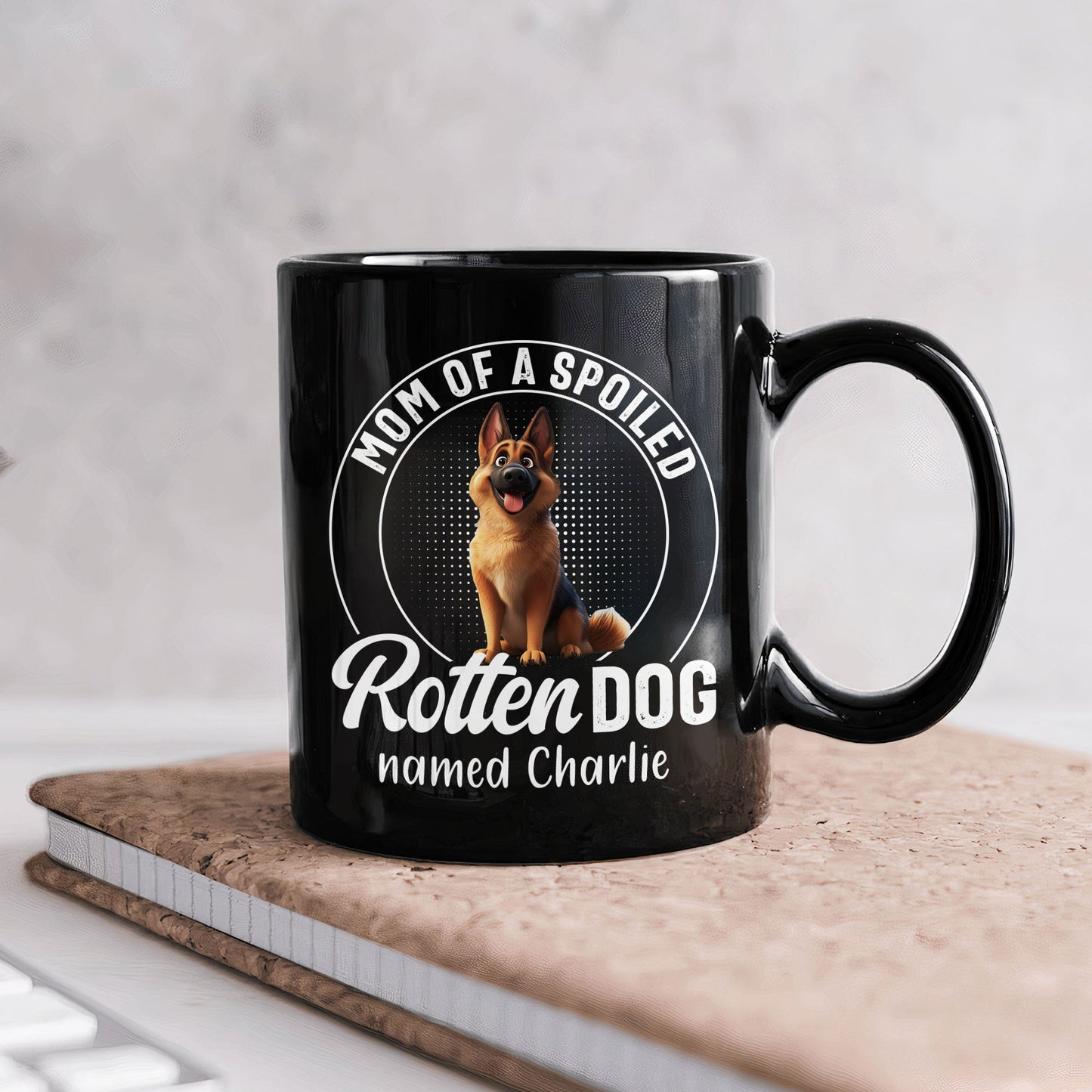 Mom Of Spoiled Rotten Dogs - Funny Custom Mug for Dog Lovers