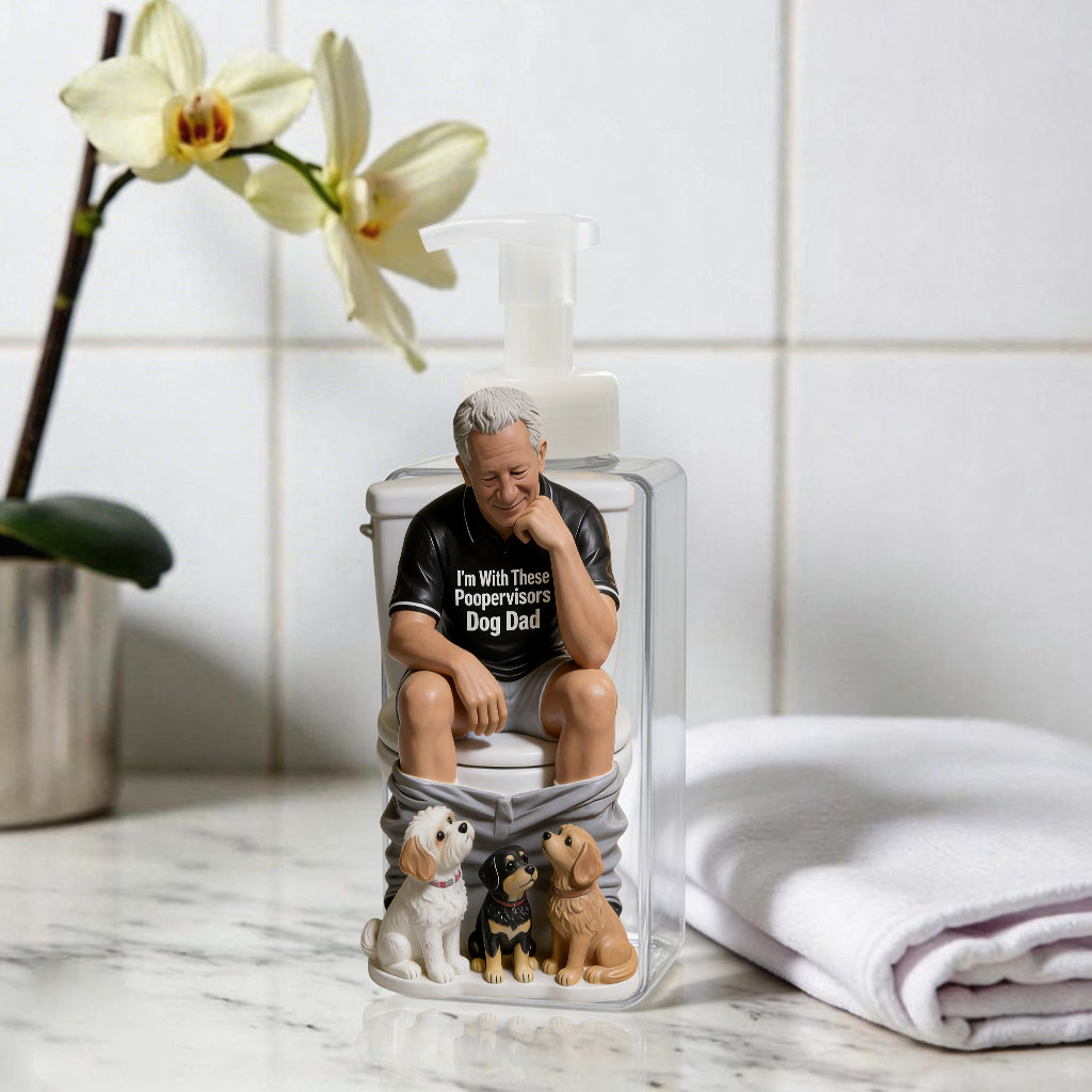 Funny Dog Dad/ Dog Mom Moment - Personalized Dog Pump Dispenser