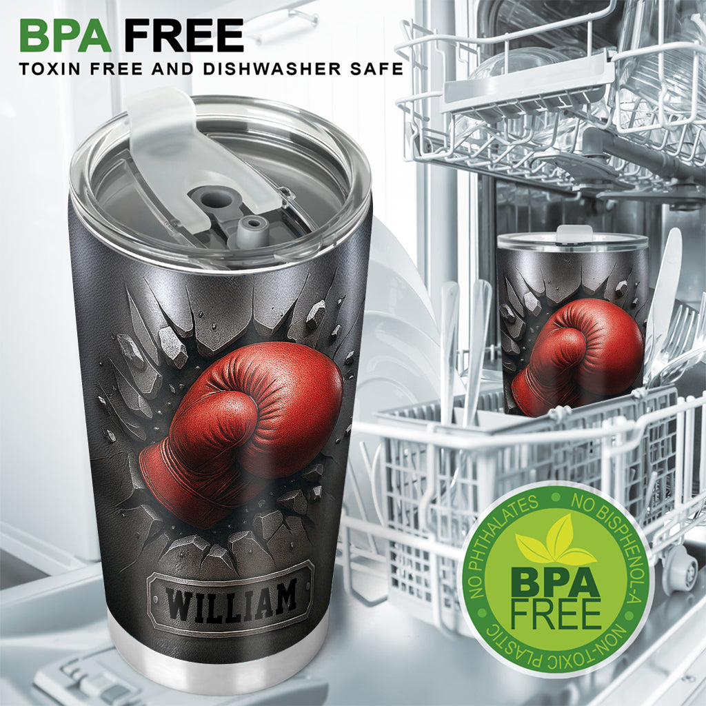 Born To Fight - Personalized Boxing Tumbler
