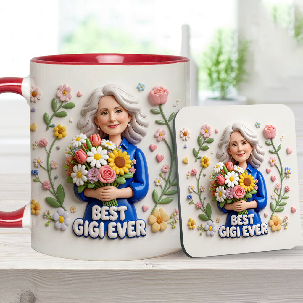 Custom Any Photo - Personalized Mother Accent Mug & Coaster