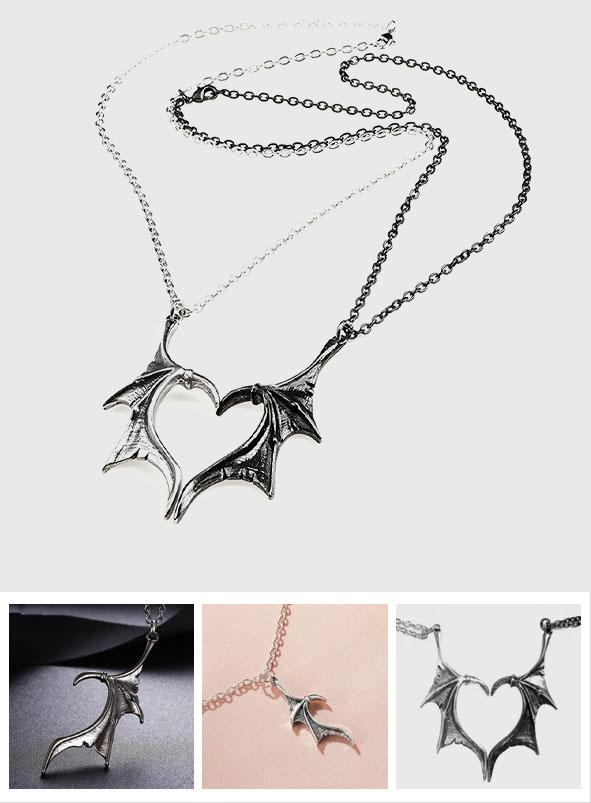 I Love You - Couple Wing Necklace
