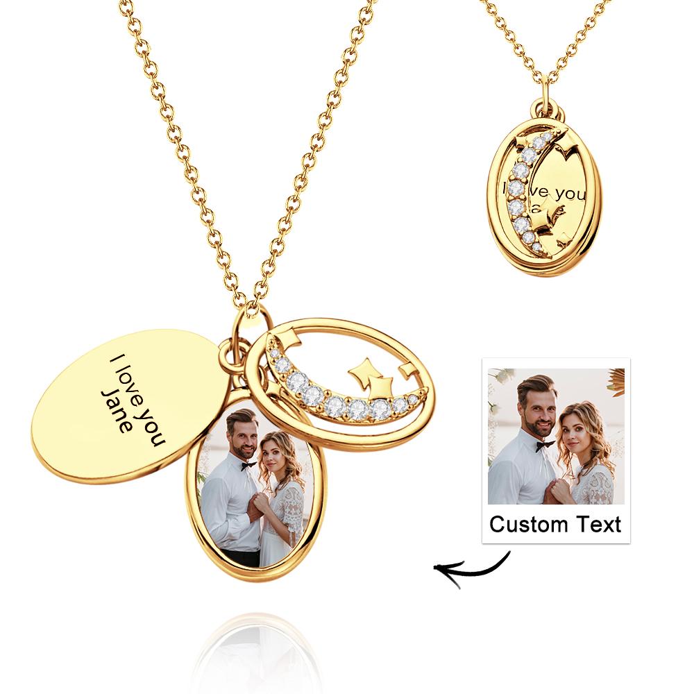 Engraved Wings Delicate Diamond - Personalized Engraved Multi-layer Star Rhinestone