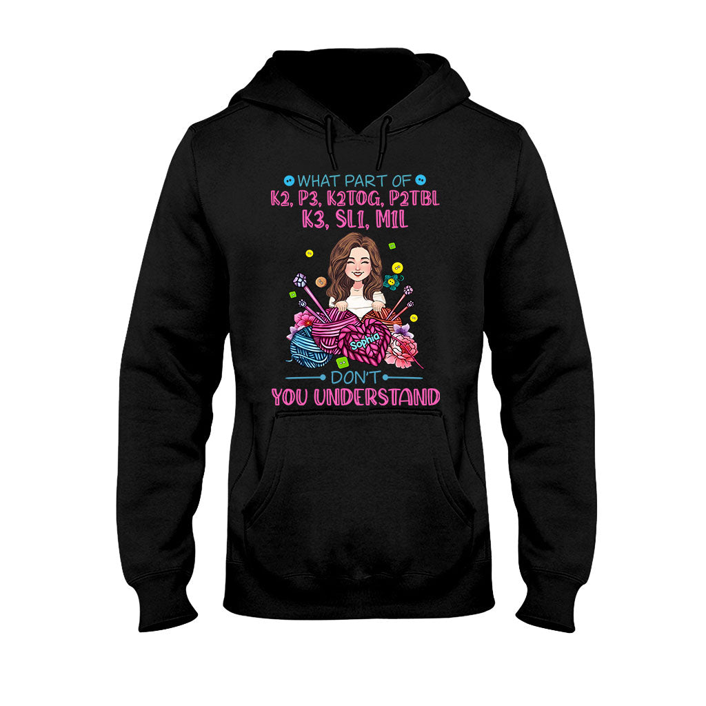 Don't You Understand - Personalized Knitting T-shirt And Hoodie