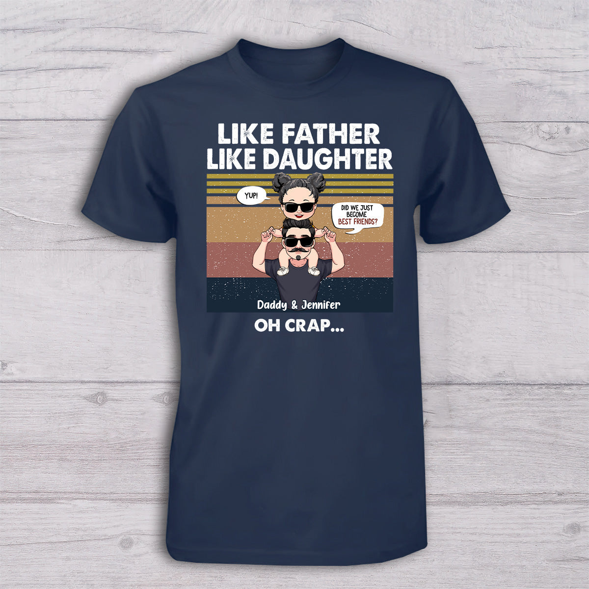 Did We Just Become Best Friends? - Gift for dad, newborn, baby/infant (0-1 year), new dad - Personalized Set