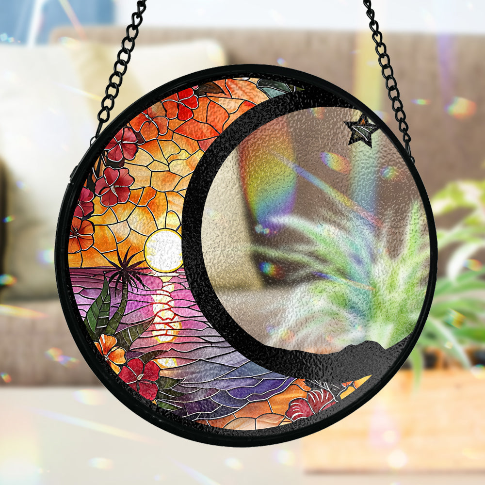 In Loving Memory - Personalized Dog Stained Glass Suncatcher