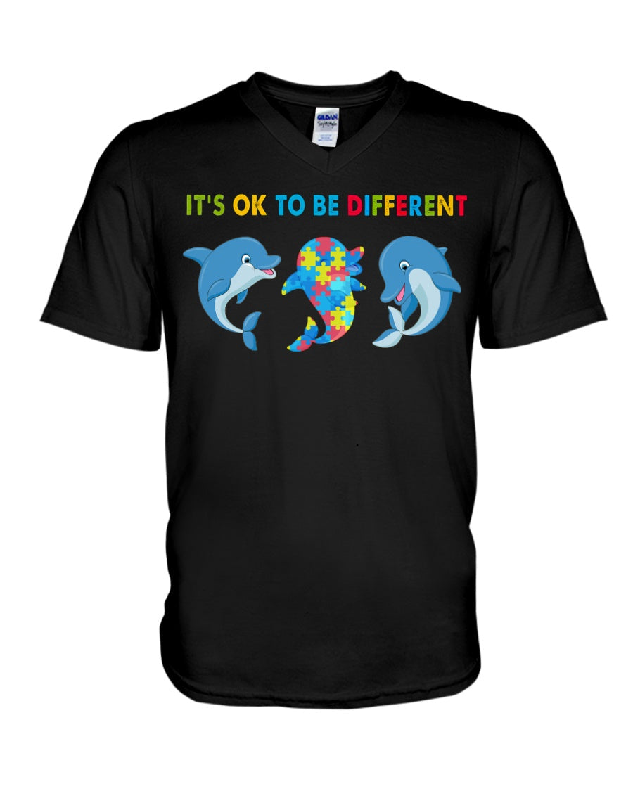 Autism It's Ok To Be Different - Autism Awareness T-shirt and Hoodie 0921