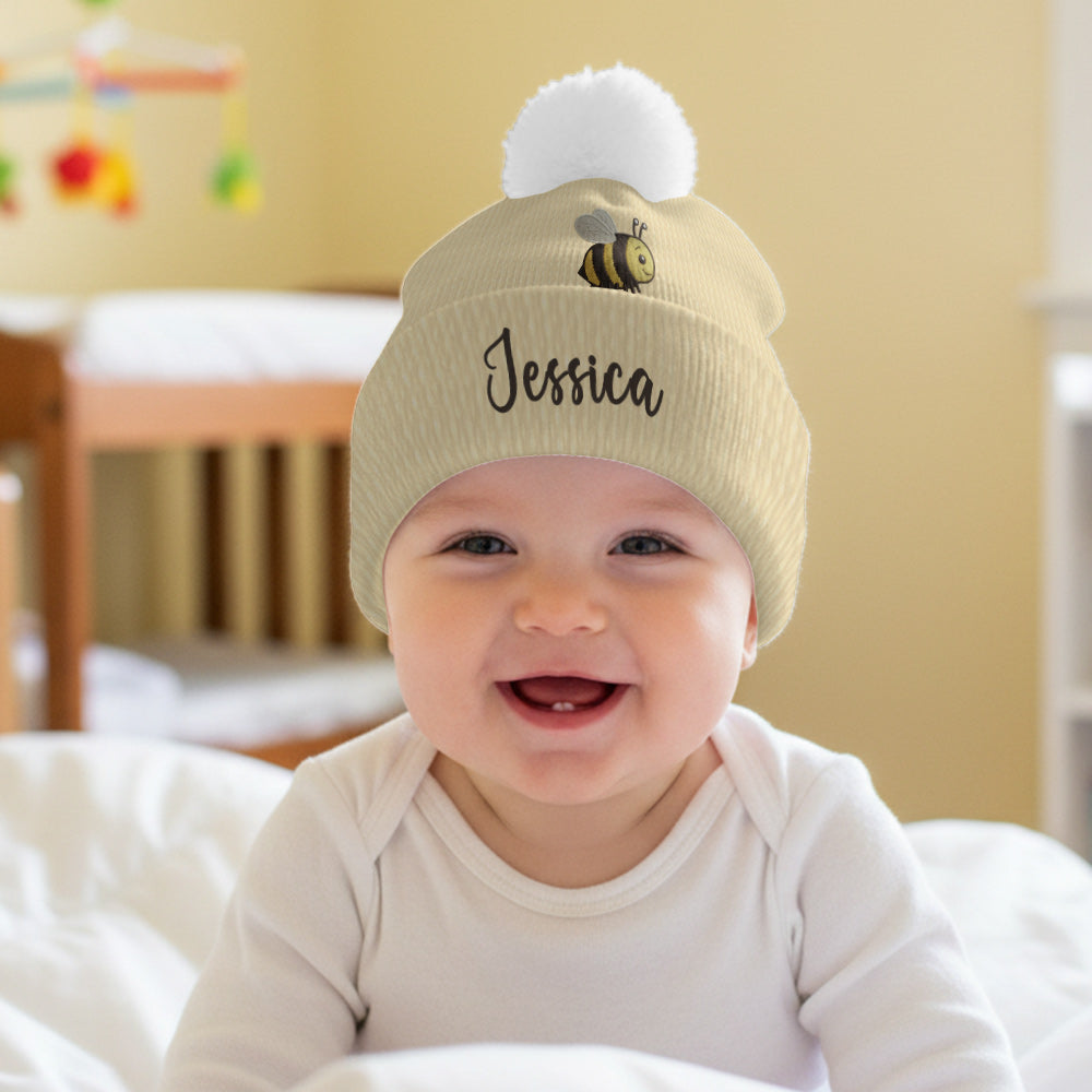 Love Bees - Personalized Bee Beanie Hat