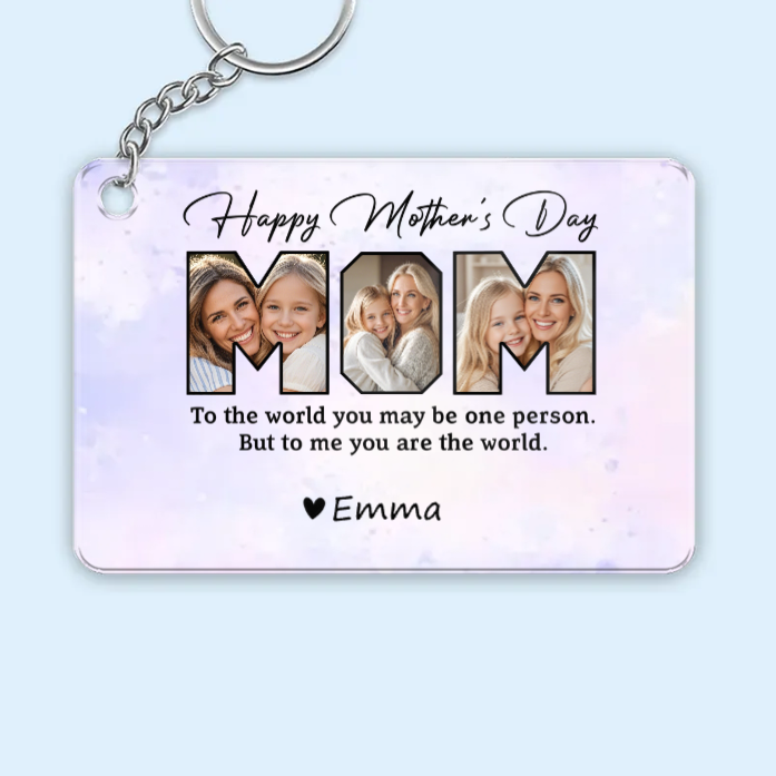 Personalized Mother's Day Poster - Custom Family Moments Canvas