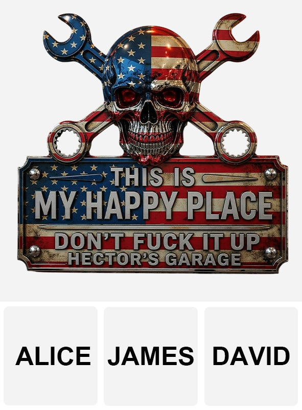 Don't Mess This Up - Personalized Mechanic Cut Metal Sign