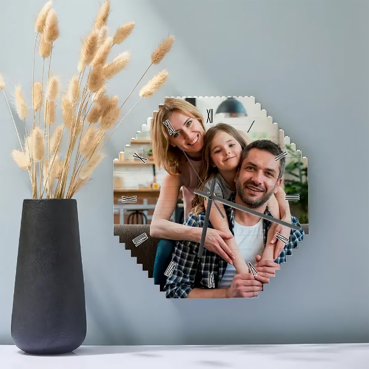 Any Photo - Personalized Brick Clock