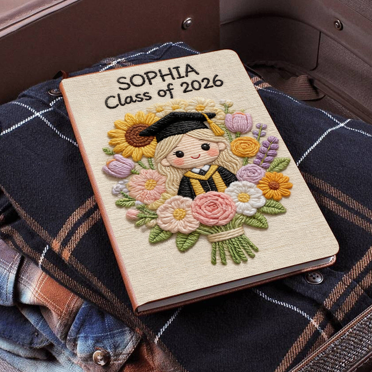 Graduation Keepsake Gifts - Personalized Graduation Leather Journal