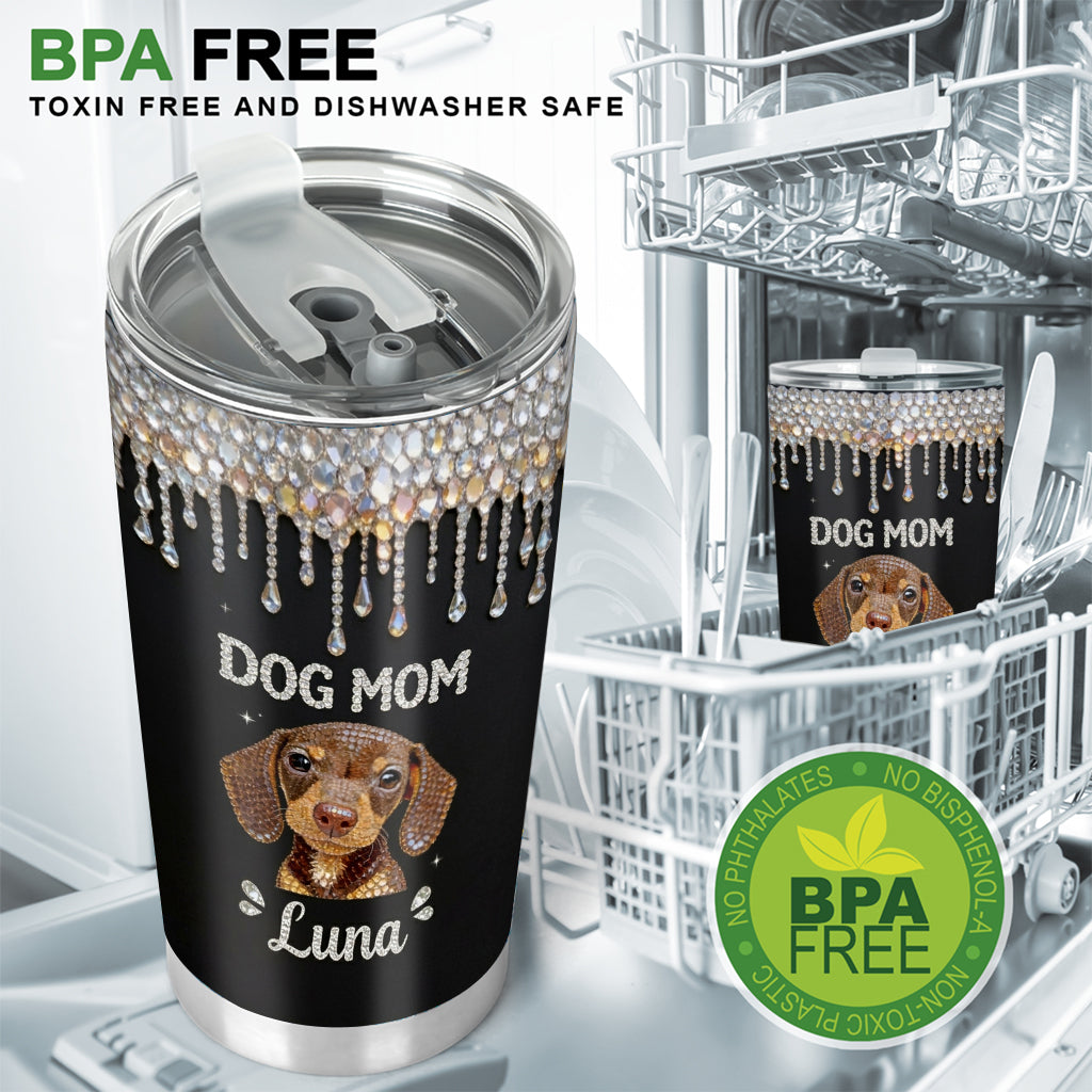 Dog Mom Unique Gift - Personalized Dog Tumbler