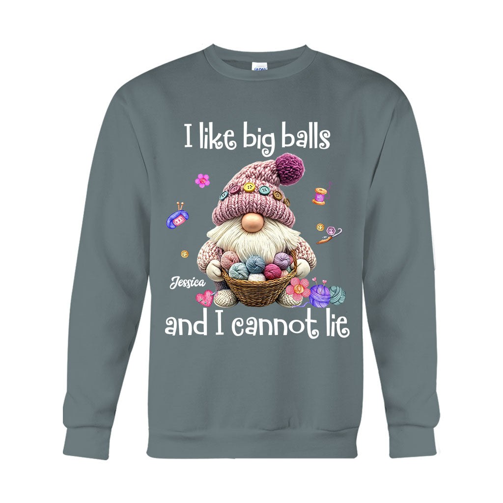 I Like Big Balls And I Cannot Lie - Personalized Crocheting T-shirt And Hoodie