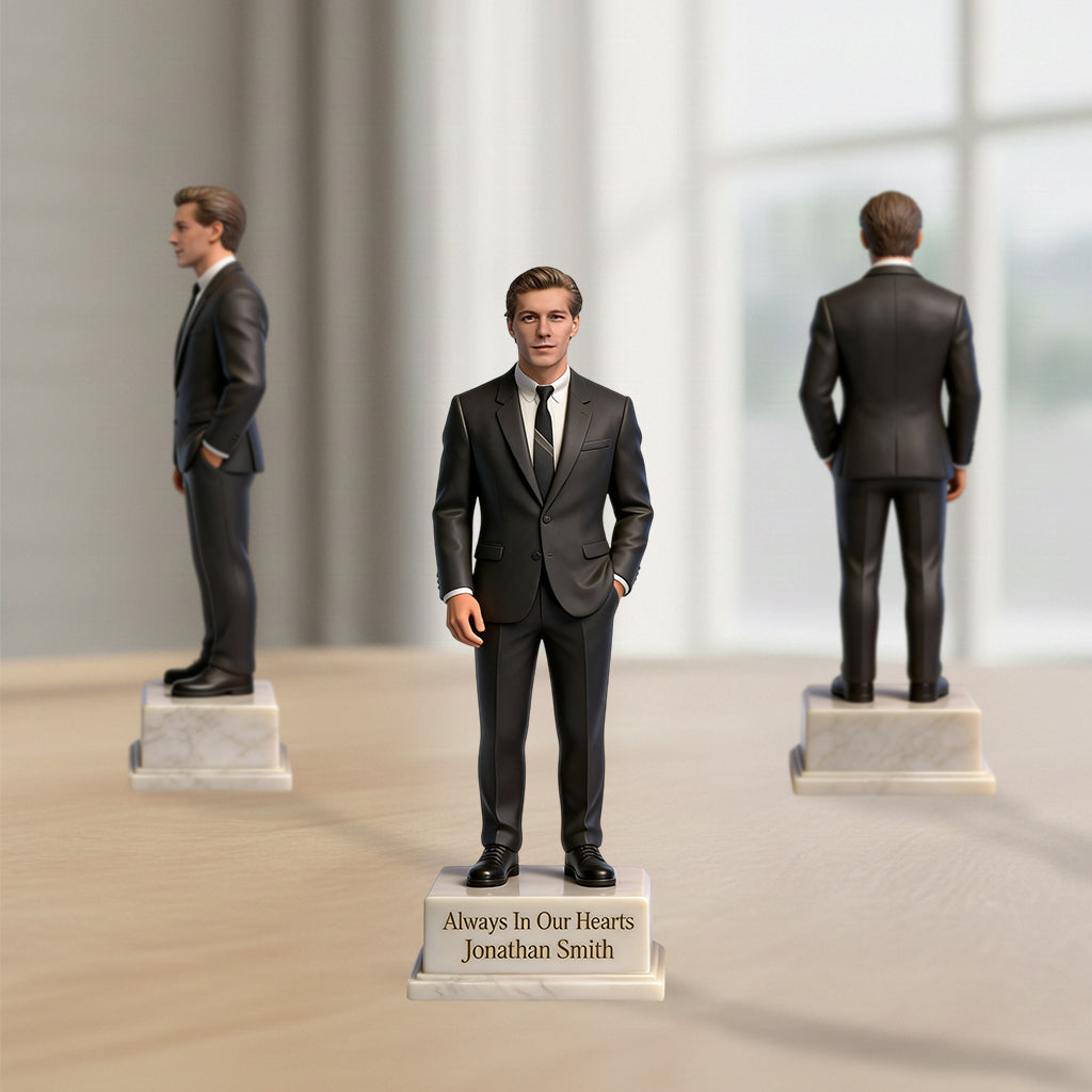 Bring The Memories Back, Old Photo Restoration - Personalized Memorial Premium 3D Figurine