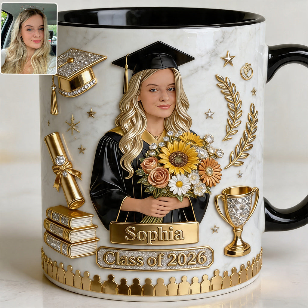 Happy Graduation! - Personalized Graduation Accent Mug