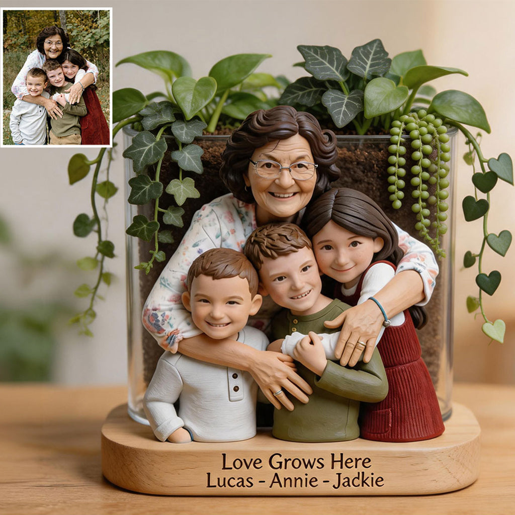 Grandma's Garden - Personalized Grandma Acrylic Pot