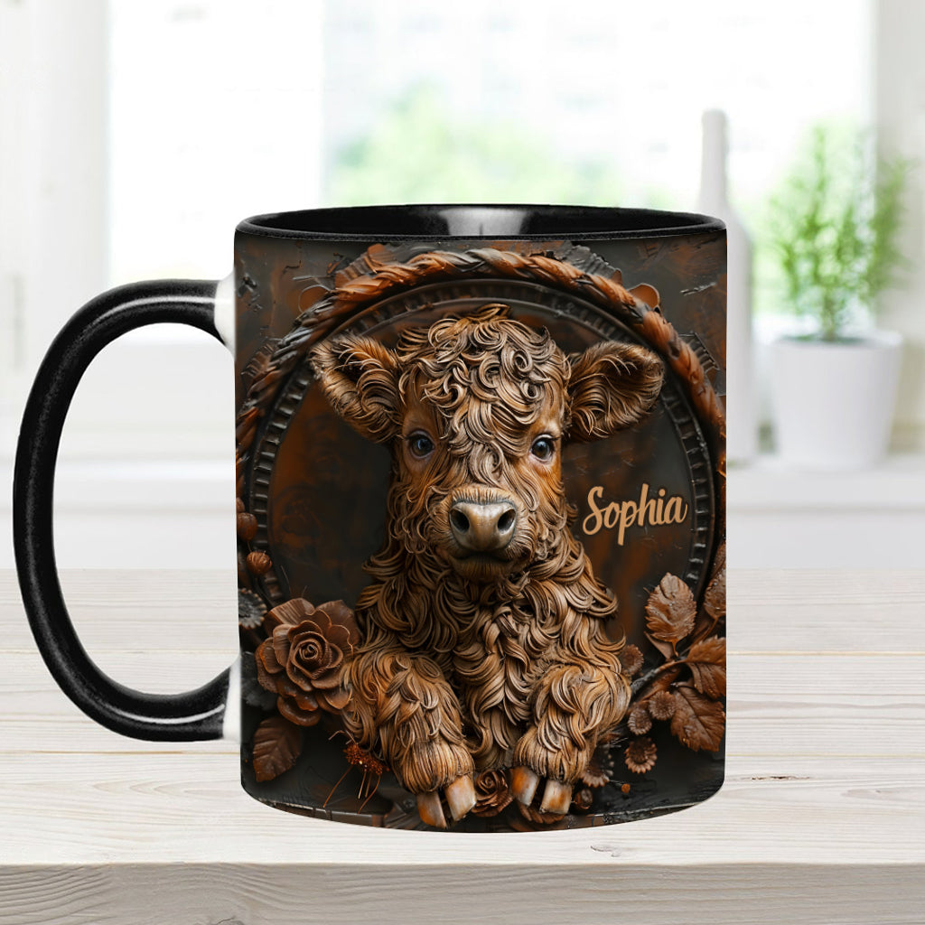 Baby Cow - Personalized Accent Mug